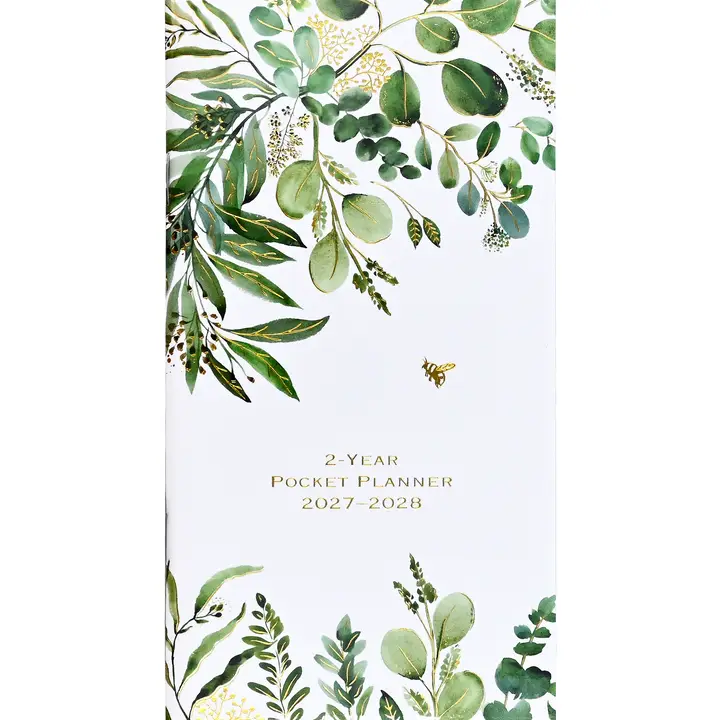 2027-28 Eucalyptus 2-Year Pocket Planner